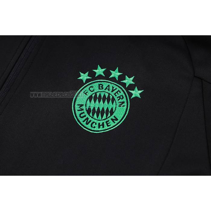 Tuta da Track de Giacca del Bayern Monaco Bambino 2023-2024 Nero